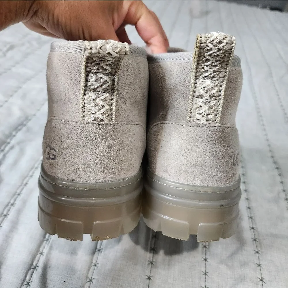 Ugg Grey Neumel clear sole boots